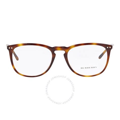 Burberry Light Havana Square Eyeglasses BE2258QF